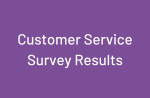 Text that says Customer Service Survey Results