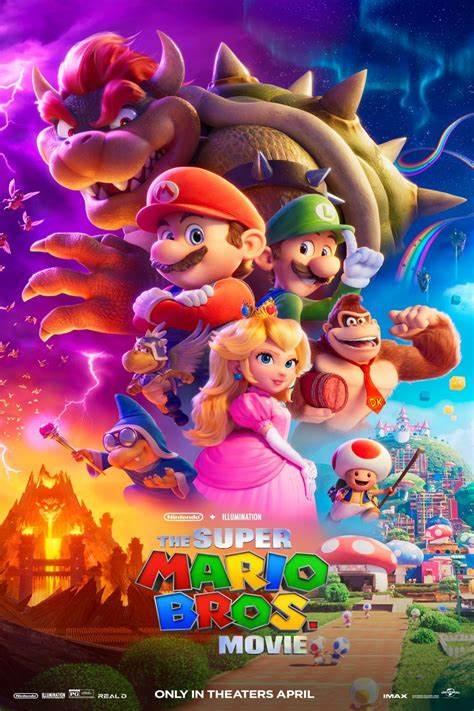 movie poster for super mario bros. movie 2023