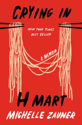 red book cover with title Crying In H Mart